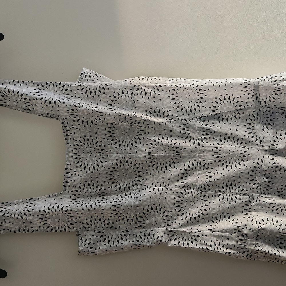 Patterned Midi Dress.